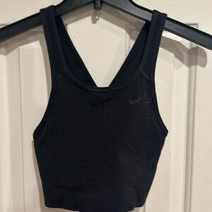 Women’s black Nike dri fit sports bra size small
